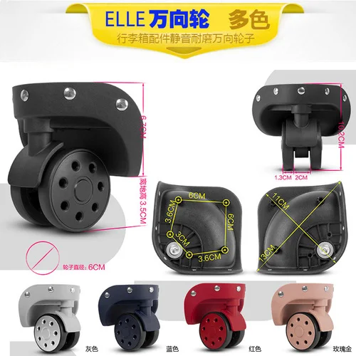 ELLE suitcase wheel accessories 