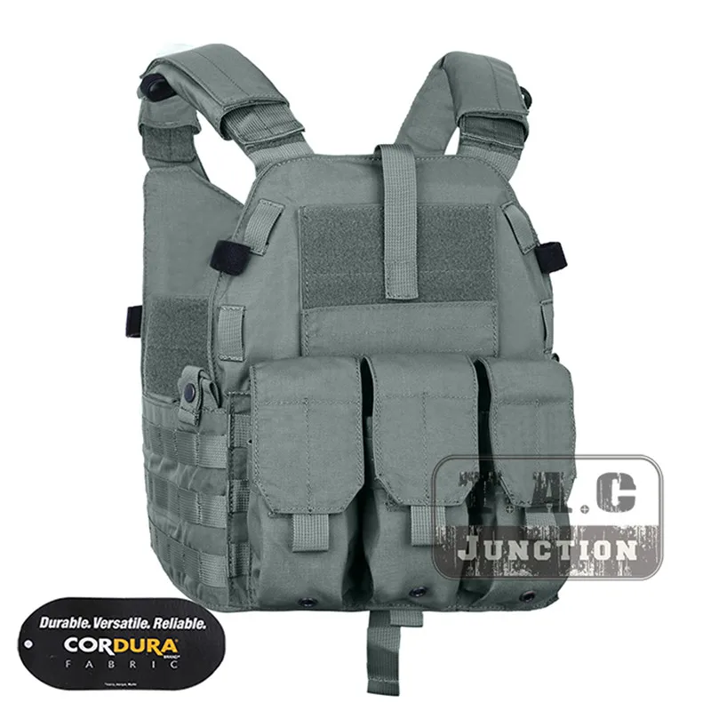 Emerson, тактический жилет, пластина, перевозчик, EmersonGear LBT 6094K M4, бронежилет, MOLLE, с M16 журналами, Чехлы, Боевой страйкбол, военный - Цвет: FG