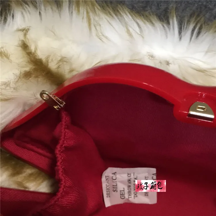 Красный клатч губы сумка высокого качества Дамская акриловая цепь сумка через плечо Bolsa вечерняя сумка губы форма кошелек