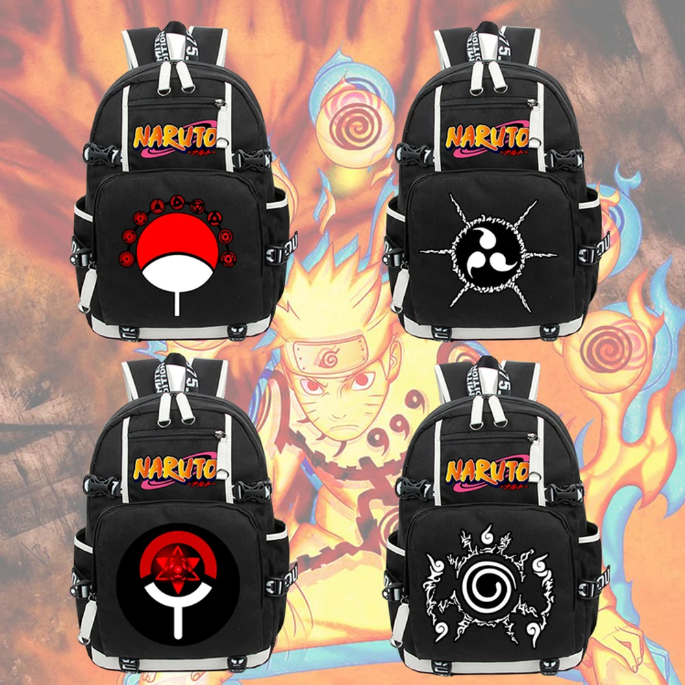 

Naruto Uzumaki Boruto canvas Backpack cartoon zipper student school bag Rucksack packsack laptop bag cosplay Leisure shoulderbag