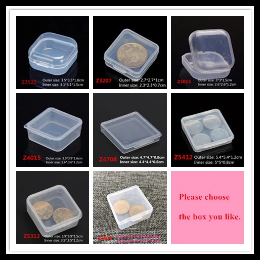 Transparent Small Clear Plastic Box Mini Small PP Storage Component Boxs  Collection Packaging Plastic Jewelry watch parts Box - AliExpress