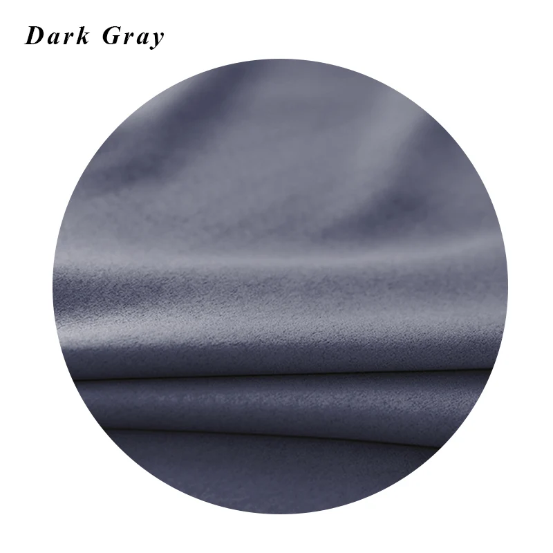 Innermor плотные затемненные шторы для гостиной с высоким затенением, плотные занавески s для спальни, современные занавески для кухни на заказ - Цвет: Dark Gray
