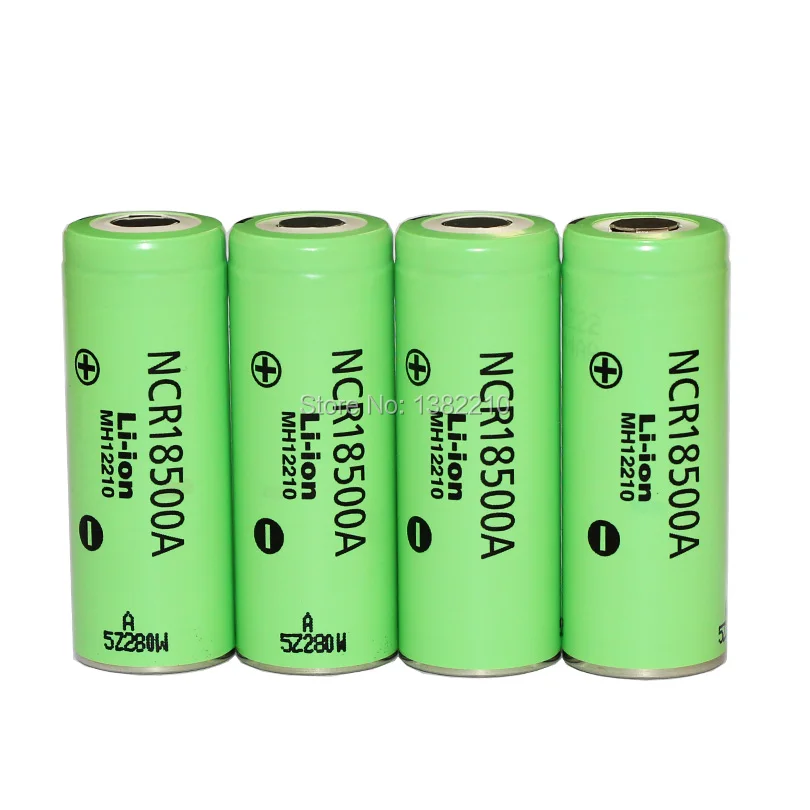 4 шт./лот, новая версия, 3,6 V 18500 NCR18500A 2040 mAh, перезаряжаемая батарея для Panasonic