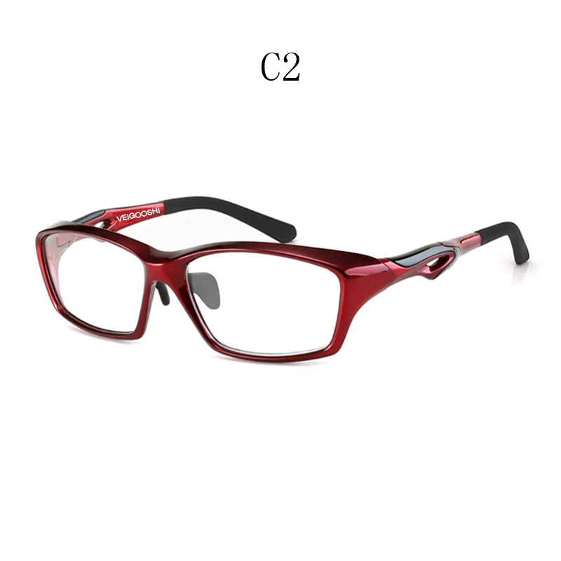 HDCRAFTER мужские водительские спортивные очки оправа TR90 рецепт близорукость дальнозоркость оптические оправы для очков - Цвет оправы: C2