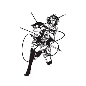 

Pegatina Attack on Titan Sticker Anime Cartoon Car Decal Sticker Vinyl Wall Stickers Decor Home Decoration