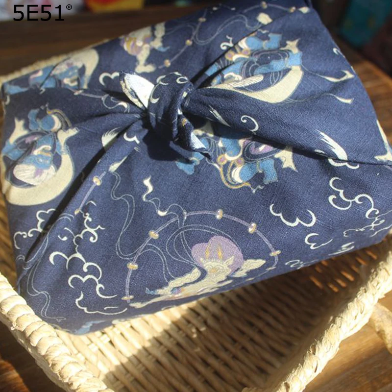 

Japanese style furoshiki cotton 100% /handkerchief wrap the cloth cat printed /Many Uses