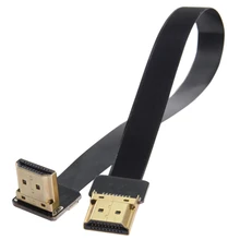 Горячая Fpv Hdmi Male под углом 90D Hdmi Male Hdtv, FPC плоский кабель для Fpv Hdtv Мультикоптер аэрофотосъемка