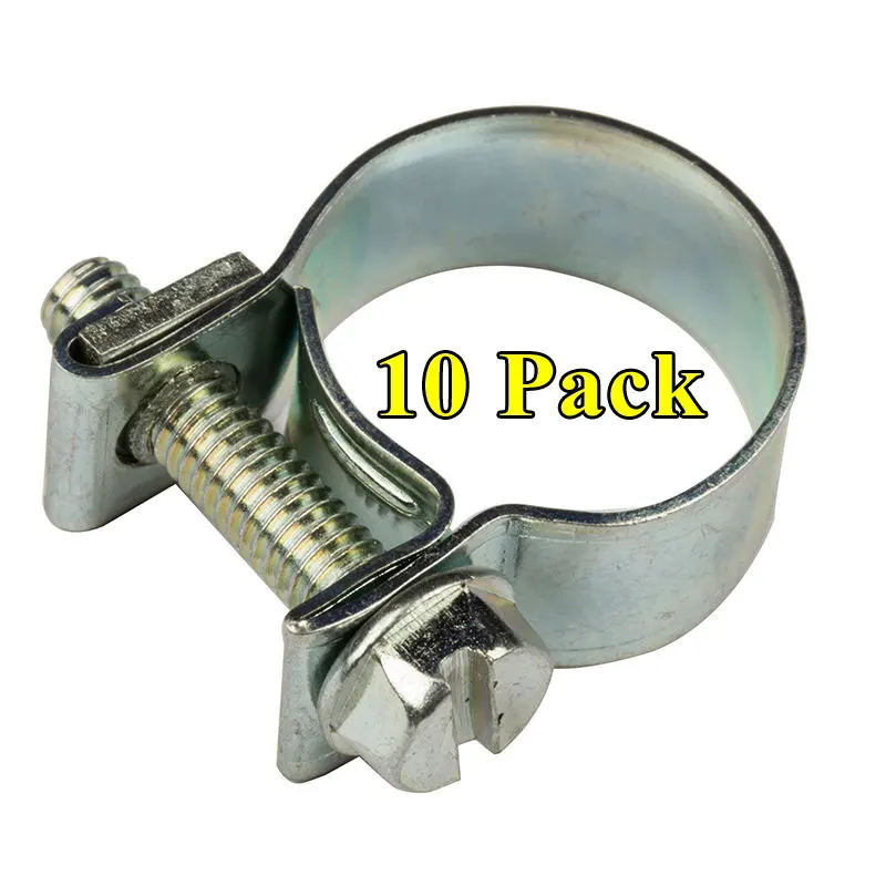 Stainless Steel Mini Fuel Line Hose Clip Clamp DIESEL PETROL PIPEin Clamps from Home
