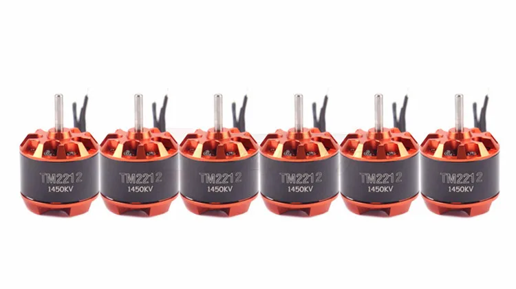 6 шт. бесщеточный мотор GARTT TM 2212 1450KV для мультикоптера Hexa бесплатная доставка |