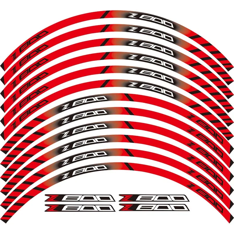 Колеса мотоцикла отличительные светоотражающие наклейки обода полосы для всех kawasaki Z800