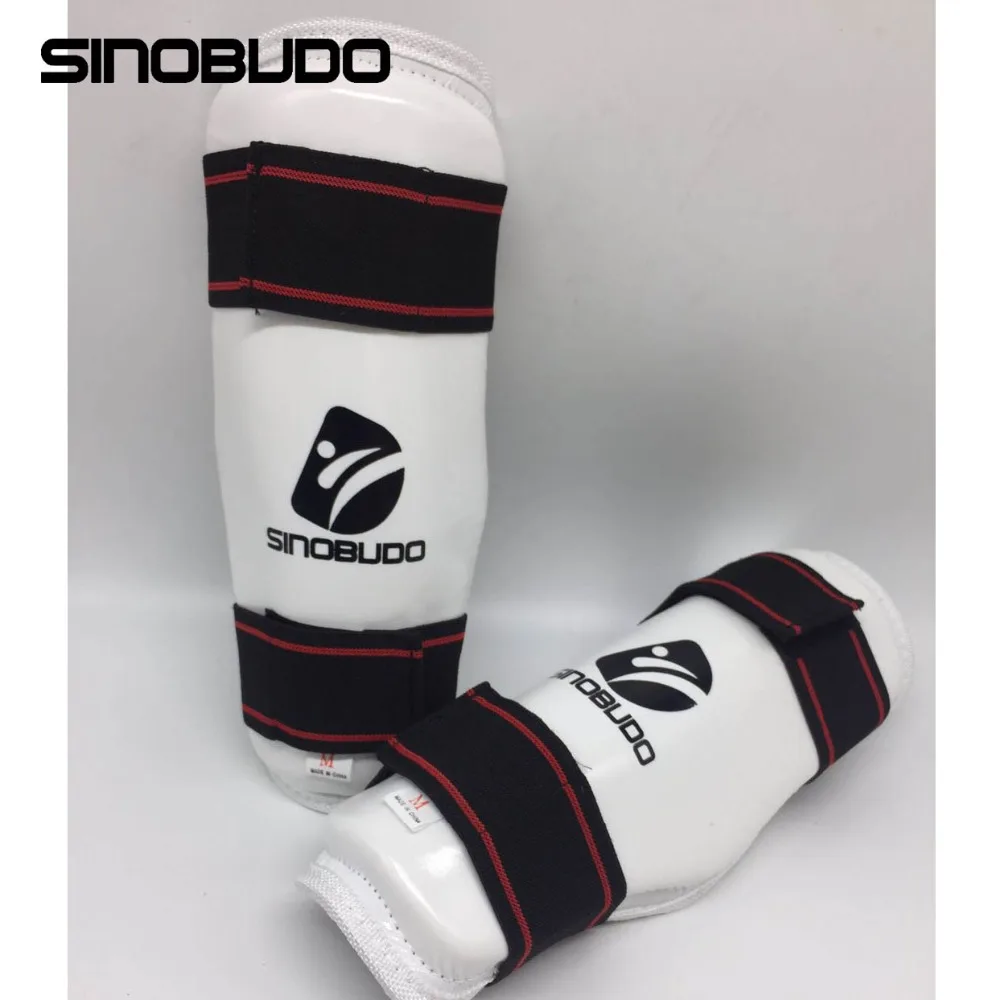 SINOBUDO ITF новейший тхэквондо защитный голень Защитное приспособление для тхэквондо нога защита для тхэквондо-протектор высокие боксерские наборы