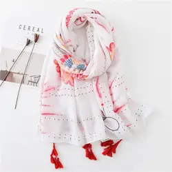 Пляжные шарфы Элитный бренд белый Цвет с павлиньими перьями длинный шарф хиджаб Модные женские шарфы для лета оптовая продажа