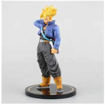 

23CM Dragon Ball Trunks Toy PVC Anime Figure Super Saiyan Model Figures Torankusu Doll Decoration Kids Gift Z71
