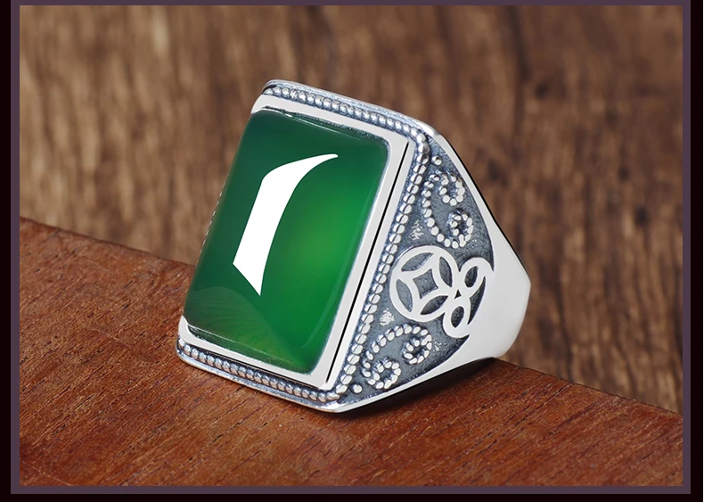 Anillos женское кольцо кольца новые Anel Masculino халцедон Overbea чистое мужское кольцо открытый палец удар подарочный сертификат Упаковка
