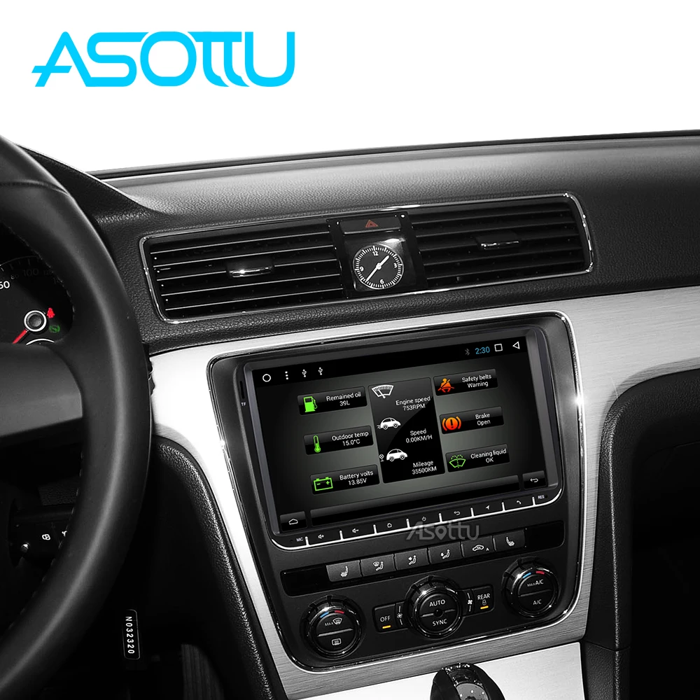 Perfect EU RU warehouse Asottu  CDZ9081 car dvd player  for Skoda Fabia octavia Superb Yeti Seat Rapid for vw golf tiguan polo passat CC 3