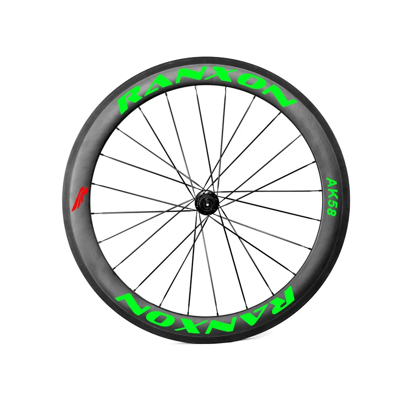 Sale Ranxon UCI Approved Racing team choose Bicycle wheelset Road Bike J-bend Hub 60mm Depth Profile Clincher Carbon wheels 3