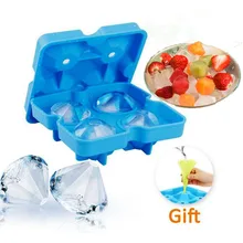 13,2x13,2x5,1 см 3D форма для льда холодный виски винный коктейль лоток для льда силиконовая форма для мороженого 6 Сетка Череп Форма для льда