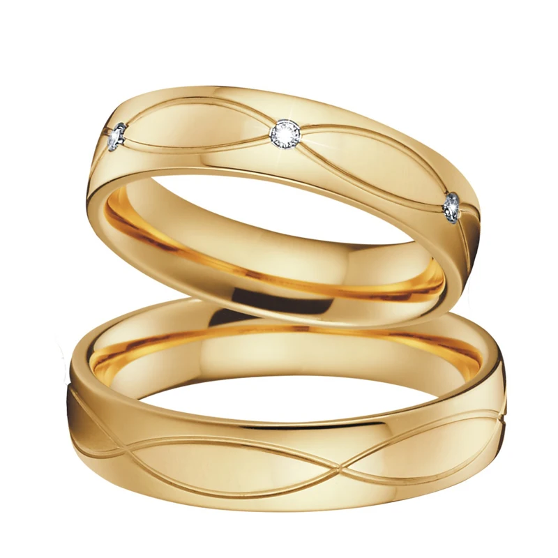 classic vintage alliances mens women's Engagement Wedding Couples Rings anel ouro anillos 3pcs cz stones (4)