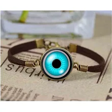 Lente de cámara pulsera de Ojo Azul. Cámara pulseras ¿Joyería de cámara? Regalo de Cumpleaños, regalo de Navidad, plateado