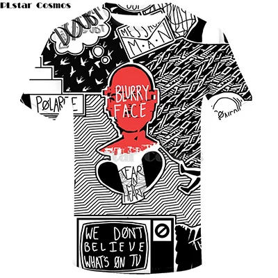 Футболка Twenty one pilots, Мужская 3D футболка, harajuku, топ, хип-хоп, Мужская футболка, уличная одежда, топы, модная мужская одежда, футболка - Цвет: 9