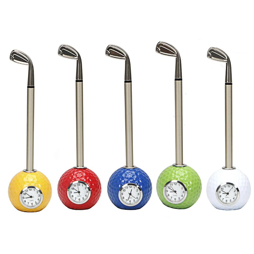 

Golf Ball Watch Penholder Five Colors Golf Pen Golf Gift Free Shipping