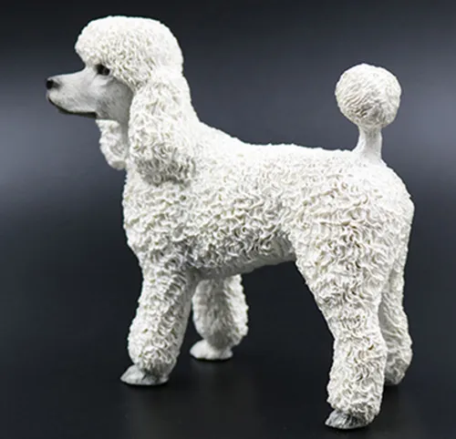 Artificial resin france poodle dog figure,car styling home room decoration,doggy lover decorative article Christmas gift toy 3