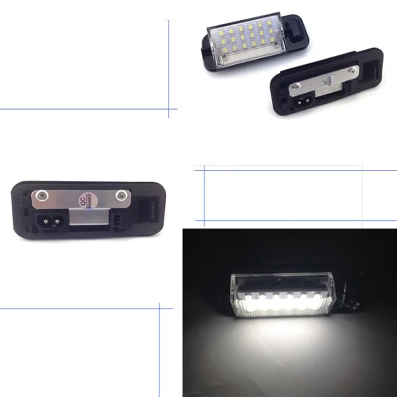 FOR BMW 3 SERIES E36 1992-1998 18 LED NUMBER PLATE LIGHT LAMP PAIR