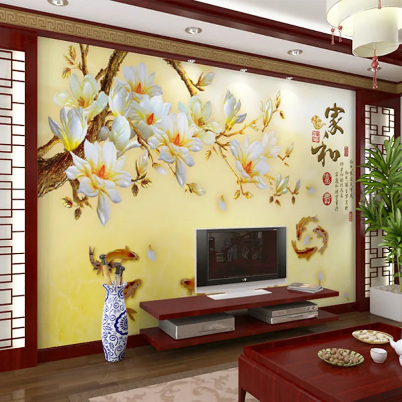Very asian mural wall words... super Regret, but asian mural wall