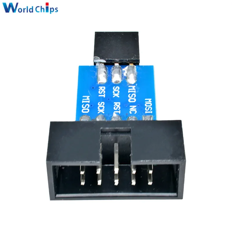 10 контактная 6 плата адаптера для AVRISP MKII USBASP STK500 35 мм x 20 отличное качество|usb board|board