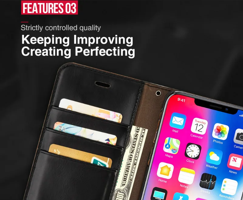 For iPhone X Case Luxury Fundas For iPhone XS X Copy PU Leather Cases For Apple 8 8plus 7 7plus 5.5 inch Coque Skin DropShipping (19)