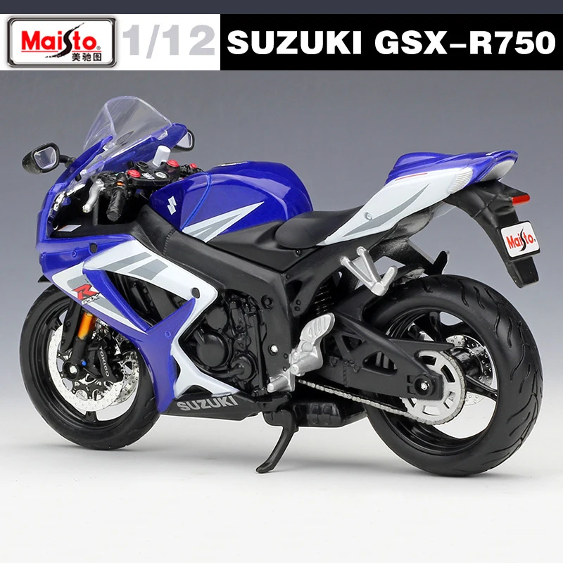 Maisto 1/12 Suzuki GSX-R750 Sport Motorcycle Colors May Vary 