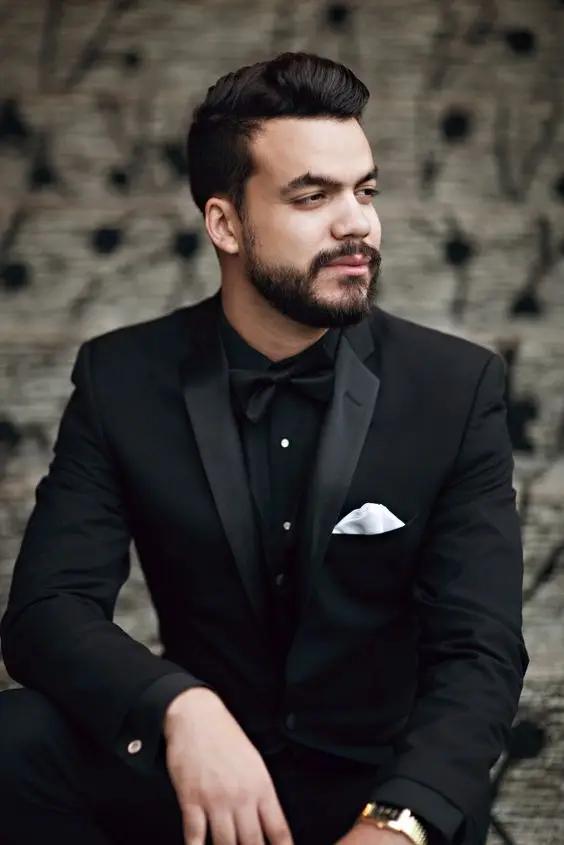 Latest Coat Pant Designs Black Groom Custom Fashion Wedding Suits For