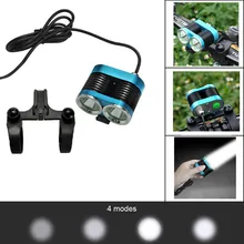 True 2000LM 2 X XM-L T6 светодиодный USB Водонепроницаемый лампа фонарь для велосипеда безопасности и выживания Z1026