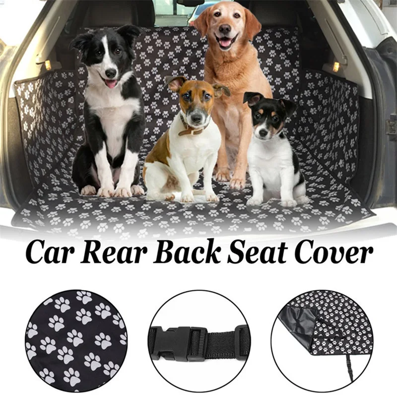 Waterproof Dog Car Seat Mat Cover Bite Resistant Thick Car Rear Back Trunk Cushion Protector Seat Cover Pad Blanket