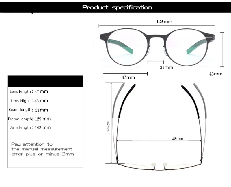 Isenghuo ic design exclusivo marca óculos armação