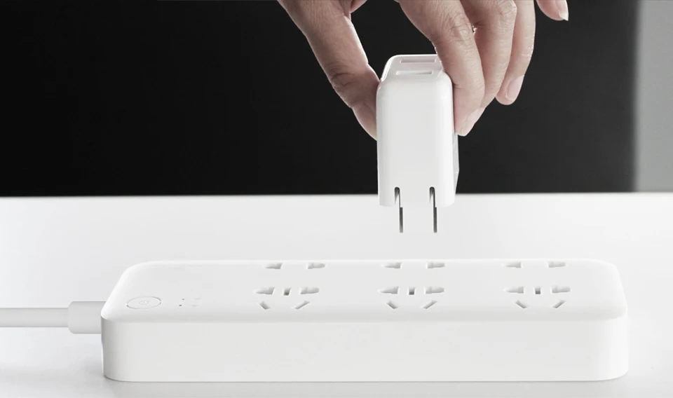 Original Xiaomi Mijia Smart Power Strip Wifi Remote Control Outlet Powerful 6 Ports Power Socket White (7)