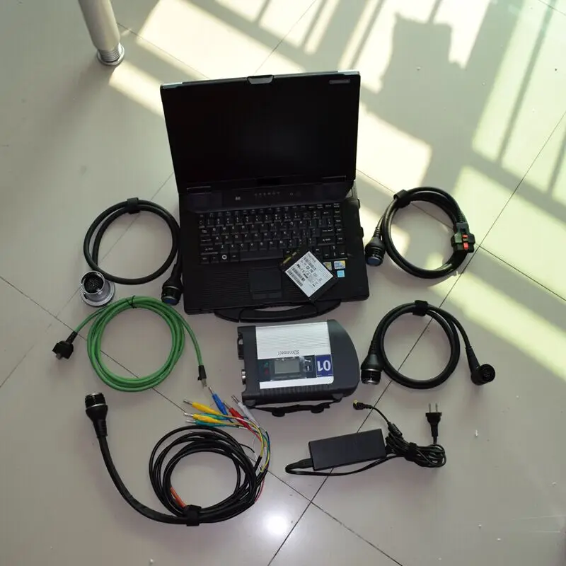  mb star c4 ssd newest software with laptop cf52 car and truck diagnostic computer full set ready to