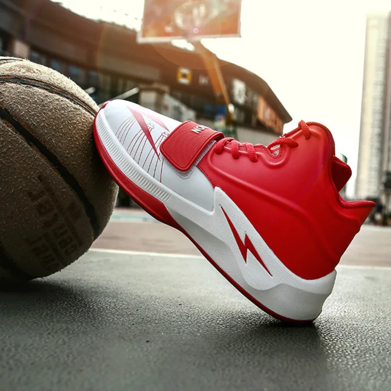 

Basketball Shoes Fall 2018 New High Quality PU sneakers men Outdoor Slip-proof and Shock-absorbing Training men Shoes size39-45