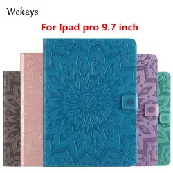 Wekays для Apple iPad Pro 9.7 дюймов Smart кожа флип Стенд Fundas чехол для Coque iPad Pro 9.7 "2016 планшеты крышка Чехол Pro 9.7