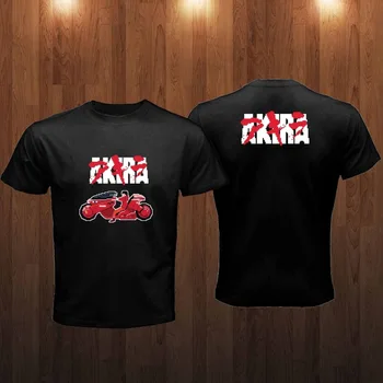 

2019 Newest Fashion Tops Summer Cool Funny Akira Shotaro Kaneda'S Motorcycle Pixel Japanese Manga Retro T Shirts