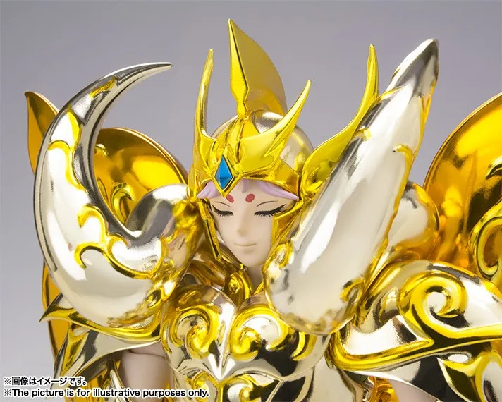 100% оригинал BANDAI Tamashii нация святая Ткань Миф экс фигурка-Aries mu GOD ткань от "ST Seiya"