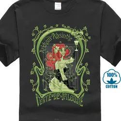 Arkham Absinthe футболка для мужчин черная футболка Женские топы футболки ведьма летняя футболка хлопковая одежда с рисунком сексуальная белая