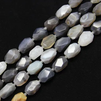 

Made in China Beads,Natural Botswana Agates Loose Beads Strand,Faceted Raw Agates Cut Stones Nugget Charms Necklace Jewelry