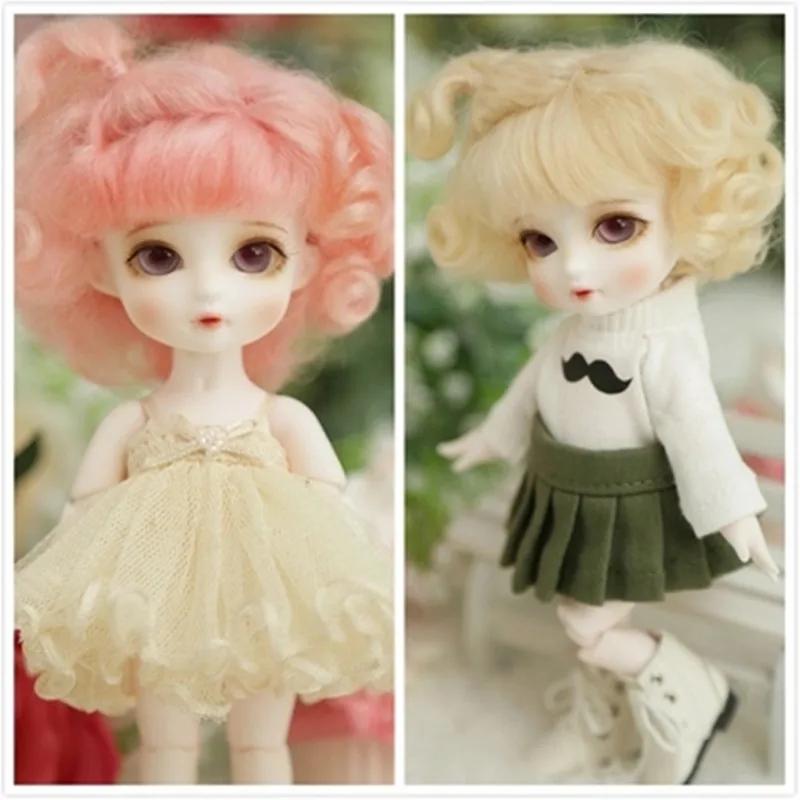 8 BJD кукла парик pukifee парик мохер 3 цвета