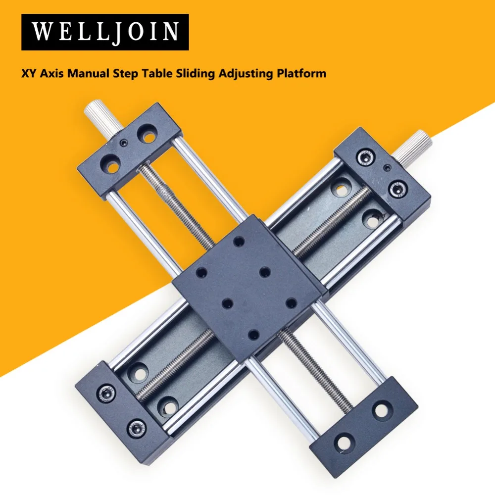 

XY Axis Manual Stage Sliding Table Adjust Platform 40*40mm Travel 50*50mm/20*20mm/80*80mm