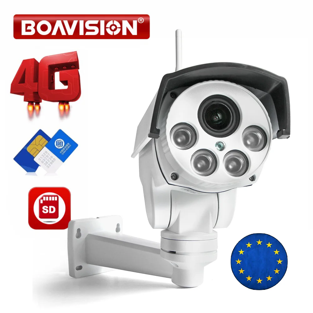 1080P 3G 4G PTZ IP Camera Outdoor Wifi SIM Card Camera P2P Support Micro SD Card Storage Wi-Fi Cam 5X Zoom Lens CCTV Cameras 1080P 3G 4G PTZ IP Camera Outdoor Wifi SIM Card Camera P2P Support Micro SD Card Storage Wi-Fi Cam 5X Zoom Lens CCTV Cameras