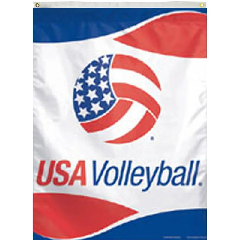 USA Volleyball Banner Indoor Outdoor Banner Flag Custom Any Flagin