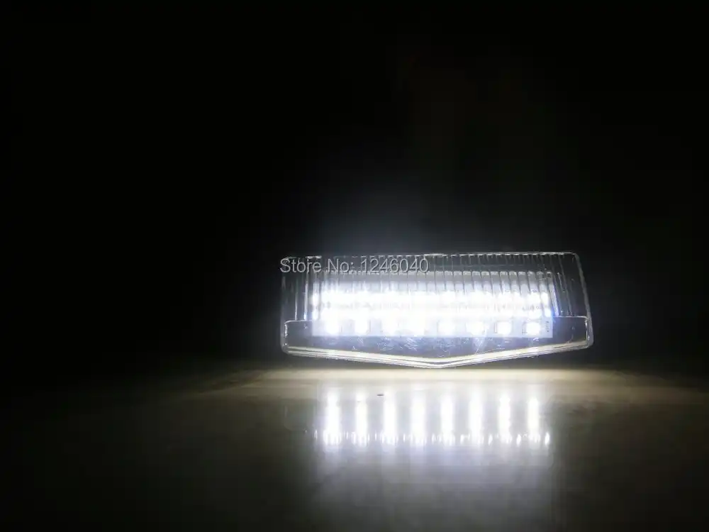 light up number plate