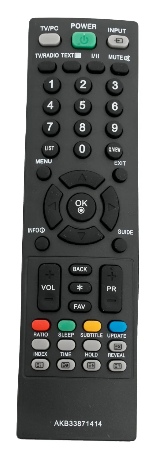 Новый пульт дистанционного управления AKB33871414 для телевизора LG M228WD M197WD M227WD L M227WDJ