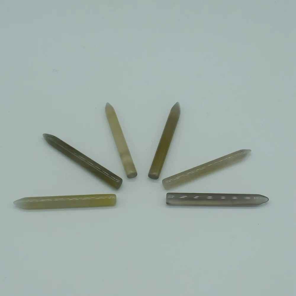

4mm Polishing Burnisher Agate Burnisher for Gold Silver Jewellery 6pcs